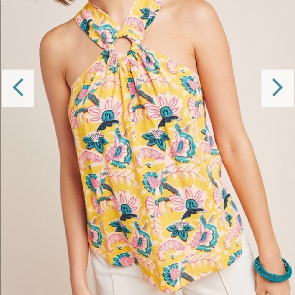 Anthropologie Maeve halter top